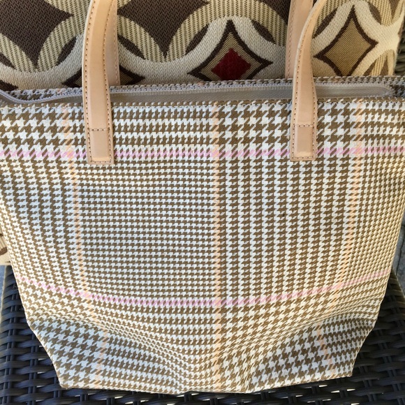 ralph lauren plaid bag
